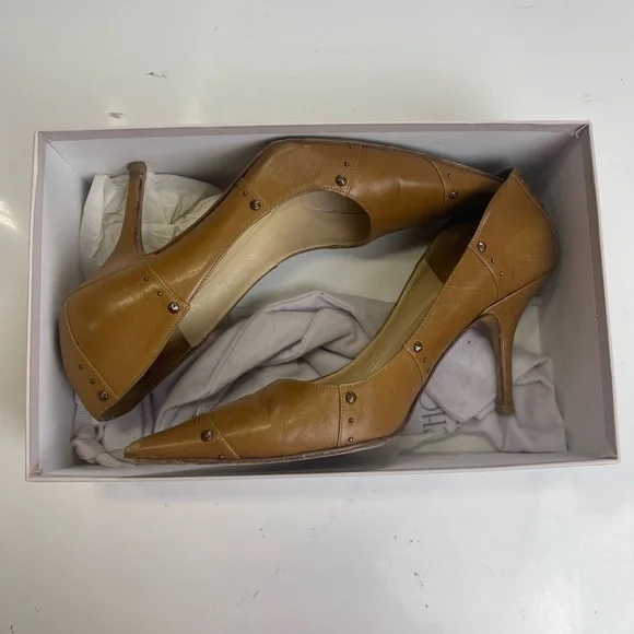 Jimmy Choo - Coroman Tobacco size 8 Heels - Picture 8 of 10
